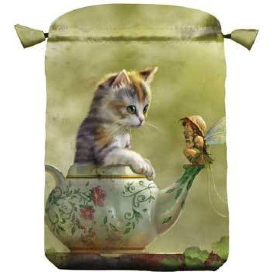Fantasy Cat Satin Tarot Bag by Lo Scarabeo - Magick Magick.com