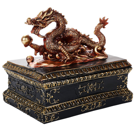 Feng Shui Oriental Dragon Display Box - Magick Magick.com