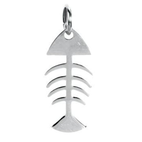 Fish Bone Stainless Steel Pendant - Magick Magick.com