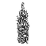 Flaming Scythe Pendant - Magick Magick.com