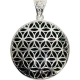 Flower of Life Pendant - Green Aventurine - Magick Magick.com