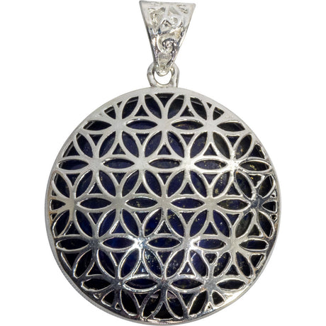 Flower of Life Pendant - Lapis - Magick Magick.com