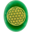 Flower of Life Pocket Stone - Green Aventurine - Magick Magick.com