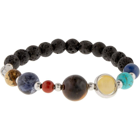 Gemstone Bracelet - Lava Solar System - Magick Magick.com