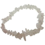 Gemstone Chips Elastic Bracelet - Quartz - Magick Magick.com