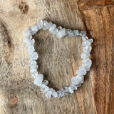 Gemstone Chips Elastic Bracelet - Quartz - Magick Magick.com