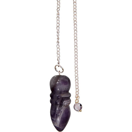 Gemstone Polished Pendulum - Amethyst - Magick Magick.com