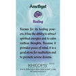 Gemstone Properties Info Card - Amethyst - Magick Magick.com