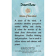 Gemstone Properties Info Card - Desert Rose - Magick Magick.com