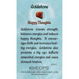 Gemstone Properties Info Card - Goldstone - Magick Magick.com