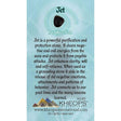 Gemstone Properties Info Card - Jet - Magick Magick.com