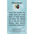 Gemstone Properties Info Card - Mixed Stones - Magick Magick.com