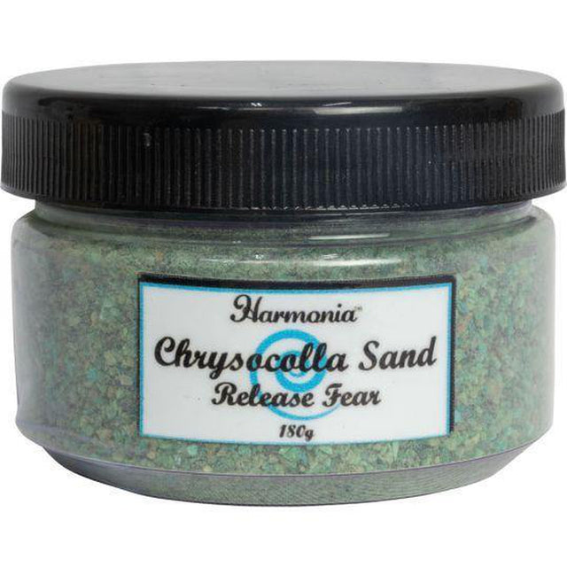 Gemstone Sand Jar 180 gram - Chrysocolla - Magick Magick.com