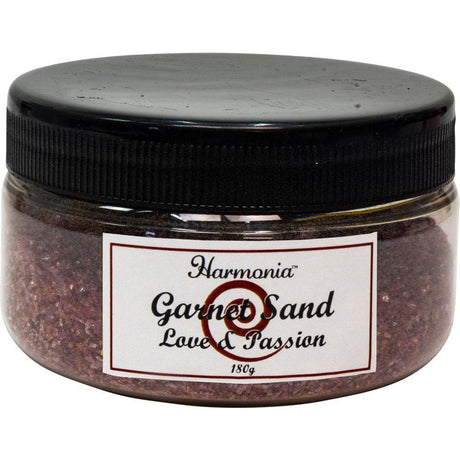 Gemstone Sand Jar 180 gram - Garnet - Magick Magick.com