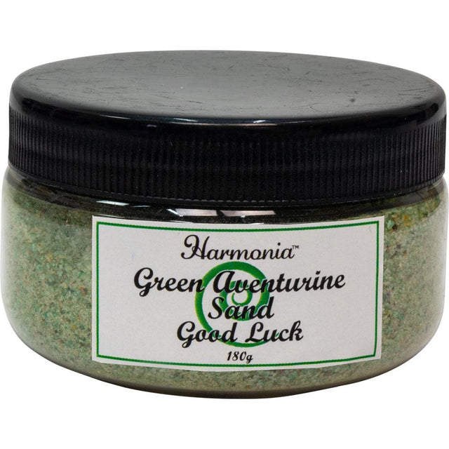 Gemstone Sand Jar 180 gram - Green Aventurine - Magick Magick.com