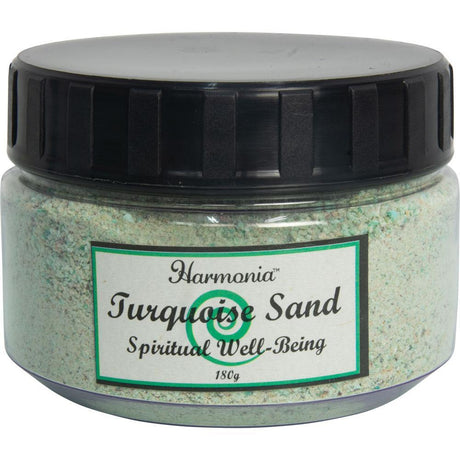 Gemstone Sand Jar 180 gram - Turquoise - Magick Magick.com