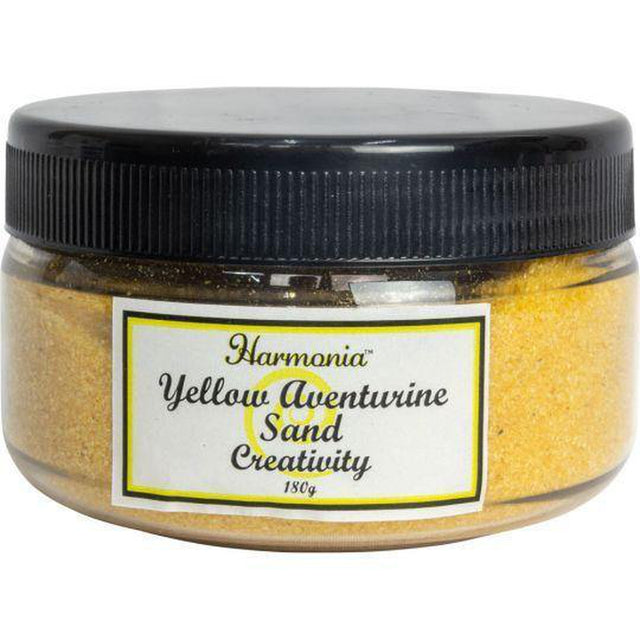 Gemstone Sand Jar 180 gram - Yellow Aventurine - Magick Magick.com