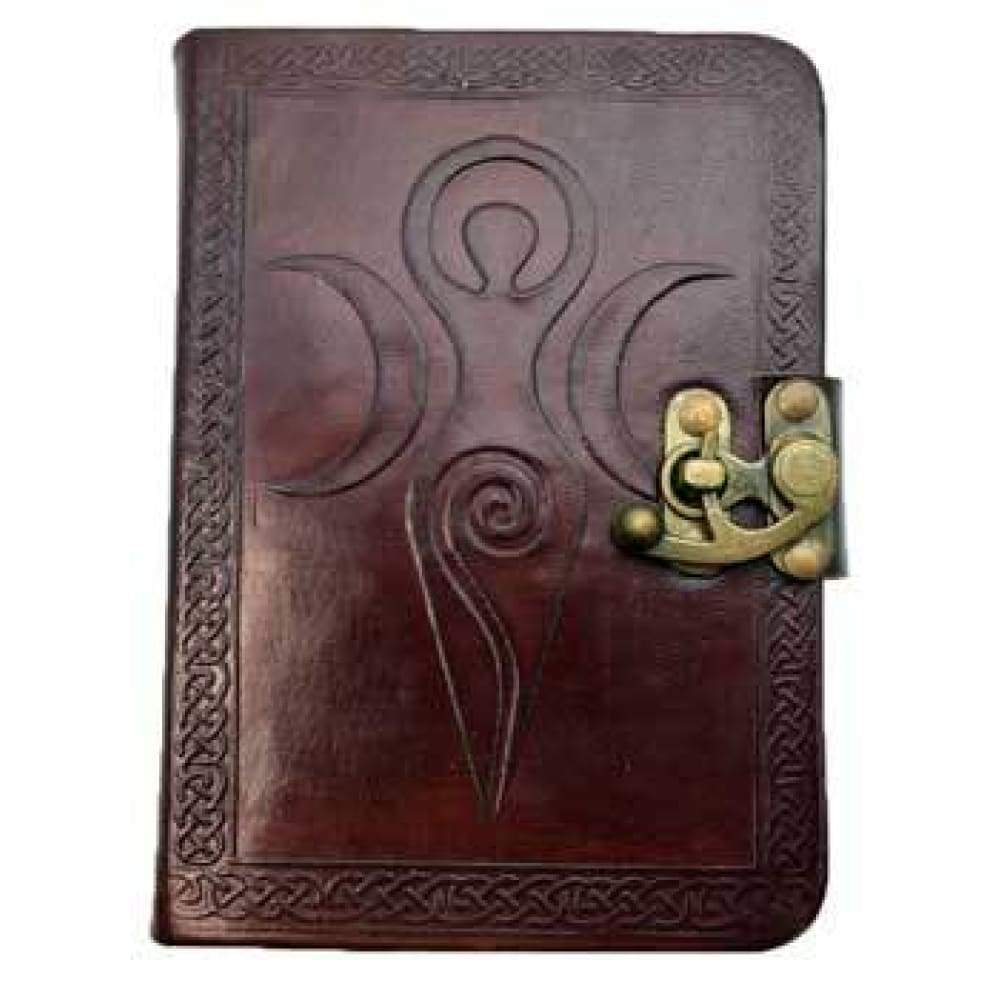 Goddess Leather Blank Book with Latch - Magick Magick.com