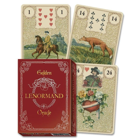 Golden Lenormand Oracle by Lo Scarabeo - Magick Magick.com