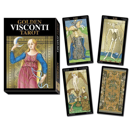 Golden Visconti Grand Trumps Tarot Deck by Lo Scarabeo - Magick Magick.com