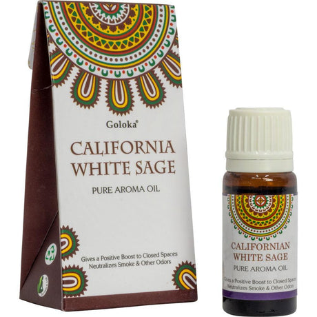 Goloka Pure Aroma Oil 10 ml - California White Sage - Magick Magick.com
