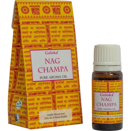 Goloka Pure Aroma Oil 10 ml - Nag Champa - Magick Magick.com