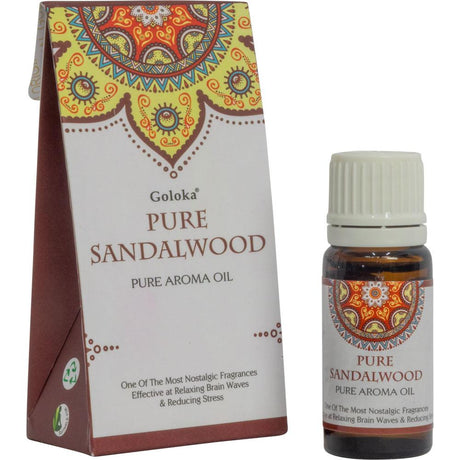 Goloka Pure Aroma Oil 10 ml - Pure Sandalwood - Magick Magick.com