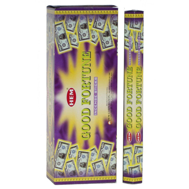 Good Fortune HEM Incense Stick 20 Pack - Magick Magick.com