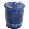 Gratitude Herbal Reiki Charged Votive Candle - Midnight Blue - Magick Magick.com