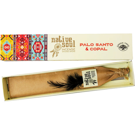 Green Tree Native Soul Incense 15 gram - Palo Santo & Copal - Magick Magick.com
