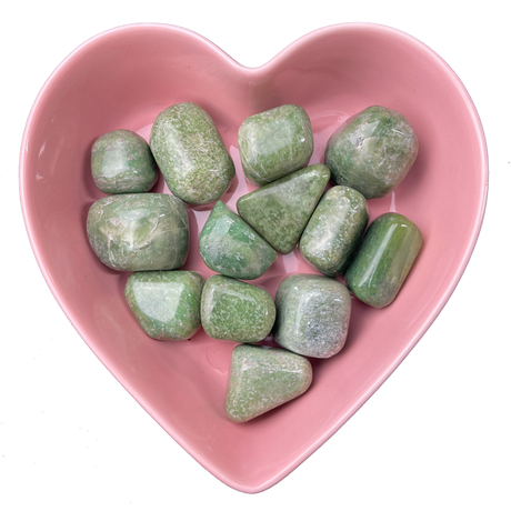 Grossularite (Green Garnet) Tumbled Stone Natural Gemstone - One Stone - Magick Magick.com