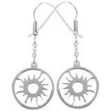 Halo Sun Stainless Steel Earrings - Magick Magick.com