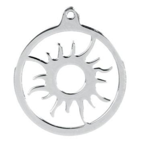 Halo Sun Stainless Steel Pendant - Magick Magick.com