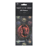 Hanging Air Freshener - Anne Stokes - Lammas Dragon (Harvest Bread Scented) - Magick Magick.com