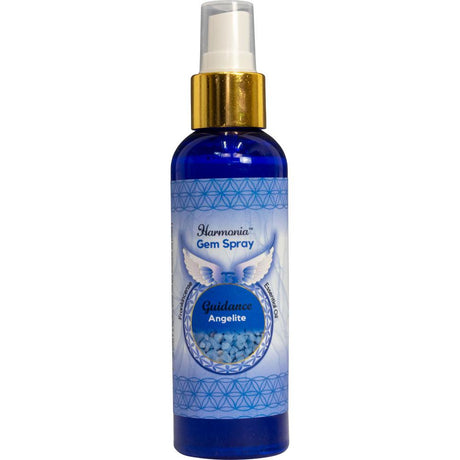 Harmonia Gem Spray 5 oz - Guidance Angelite - Magick Magick.com