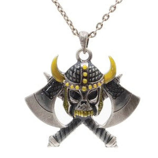 Hatchet Skull Necklace - Magick Magick.com