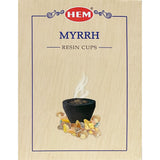 Hem Resin Cups - Myrrh (Pack of 10) - Magick Magick.com