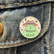 I Wanna Leave Cat UFO Enamel Pin - Magick Magick.com