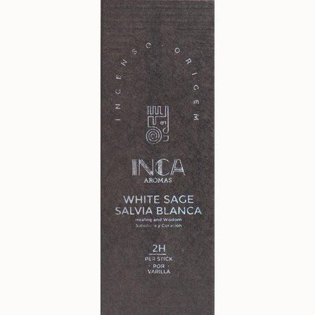 Inca Aromas Special Incense 38 gram - White Sage (9 Sticks) - Magick Magick.com