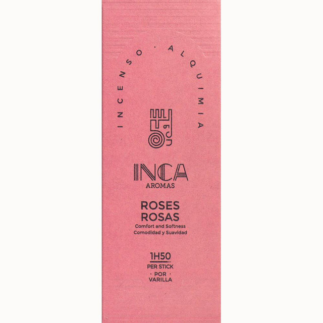 Inca Aromas Therapeutic Incense - Roses (9 Sticks) - Magick Magick.com