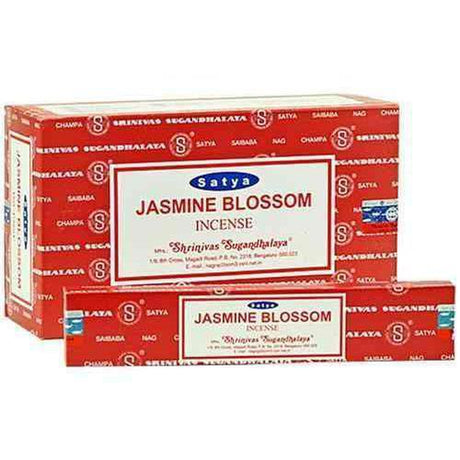 Jasmine Blossom Satya Incense Sticks 15 gram - Magick Magick.com