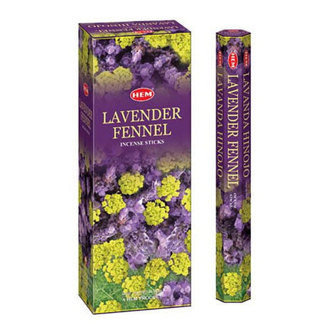 Lavender Fennel HEM Incense Stick 20 Pack - Magick Magick.com