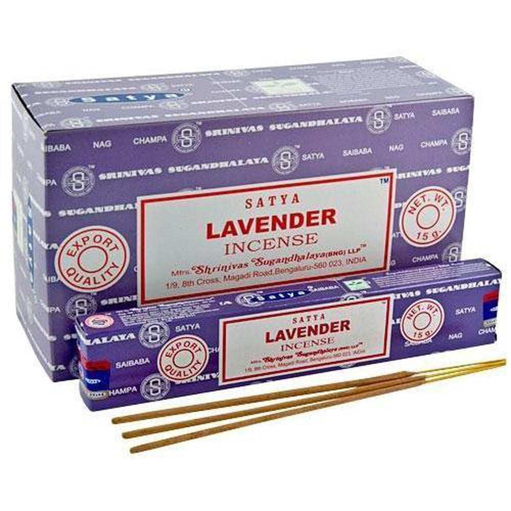 Lavender Satya Incense Sticks 15 gram - Magick Magick.com