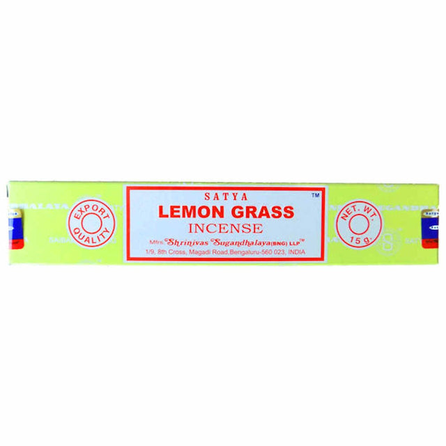 Lemongrass Satya Incense Sticks 15 gram - Magick Magick.com