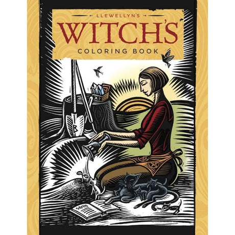 Llewellyn's Witch's Coloring Book by Llewellyn - Magick Magick.com