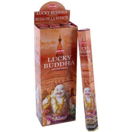 Lucky Buddha HEM Incense Stick 20 Pack - Magick Magick.com