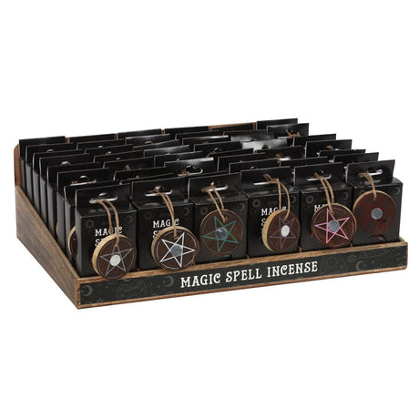 Magic Spell Series Incense Cones Display Set (48 Packs) - Magick Magick.com