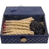 Medicine Buddha Rope Incense with Lotus Holder - Nag Champa (Pack of 30) - Magick Magick.com