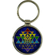 Metal Key Ring - Sri Yantra - Chakra - Magick Magick.com