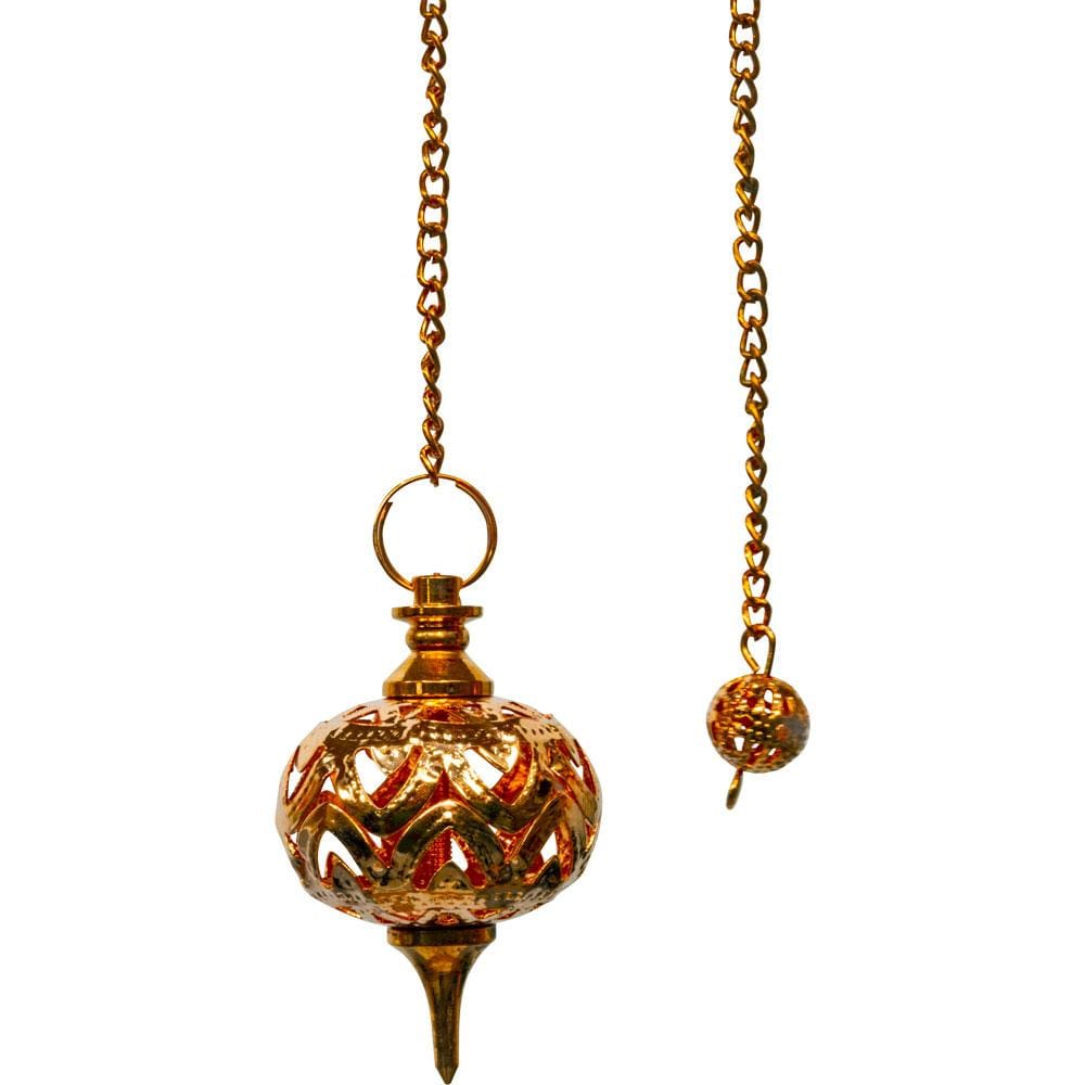 Metal Pendulum - Copper Jali - Magick Magick.com